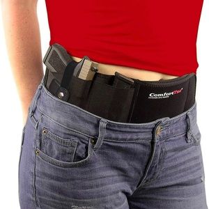 Conceal/Carry Waist belt with clip holder